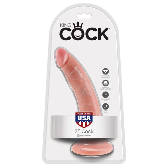 Dildo King Cock 7 (18 cm) - naravni