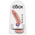 Dildo King Cock Realistico 7 pollici (18 cm) - colore naturale