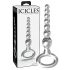 Icicles No. 67 - spherical glass dildo with teething ring (translucent)