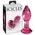 Icicles No. 79 - Rosa glas analdildo (konformad)