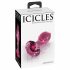 Icicles No. 79 - kegelvormig glazen anale dildo (roze)