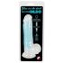 You2Toys Glow in the Dark - Suction Cup Glowing Dildo with Testicles (Blue)