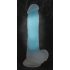 You2Toys Glow in the Dark - Suction Cup Glowing Dildo with Testicles (Blue)