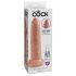 Réel Dildo King Cock 23 cm - Naturel