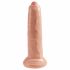 King Cock 9 - realistyczny dildo (23 cm) - naturalny