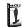 Dildo Anale Universale "Black Velvet" Con Grande Glande (Nero)