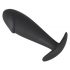 Dildo Anale Universale "Black Velvet" Con Grande Glande (Nero)