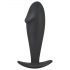 Black Velvet - Anal Plug with Large Tip (Black)