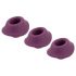 Accessorio di Ricambio Piccolo per Womanizer Classic e Premium - Coppette di Aspirazione Viola (Set da 3)