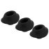 Womanizer Premium S - Replacement Suction Cups Set - Black (3pcs)