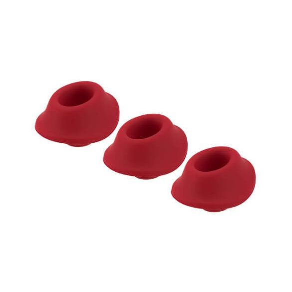 Set di Ricambi Campanelle di Aspirazione Piccole per Womanizer Premium - Rosso (Pacco da 3)