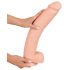 realistixxx Giant 3XL - veľké realistické dildo s prísavkou (42cm) - telová farba