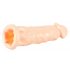 You2Toys Silicone Extension - prodlužující návlek na penis (tělová barva) - 19cm