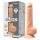 Silexd 9,5 - zuignap dildo - 24 cm (natuurlijk)