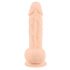 Silexd 9,5 - dildo s přísavkou - 24cm (tělová barva)