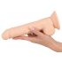 Silexd 9.5 - Suction Cup Dildo - 24cm (Natural)