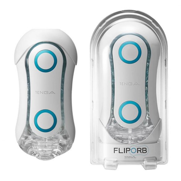 TENGA Flip Orb Rush - masturbator super (turcoaz-alb)