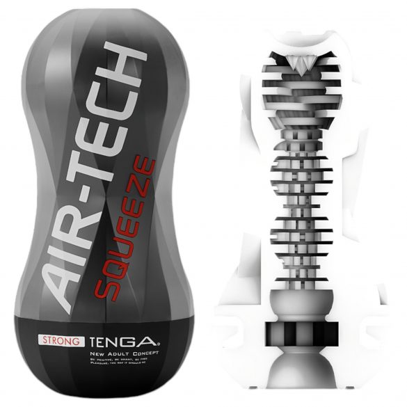 TENGA Air-Tech Squeeze Strong - sugleksak (svart)