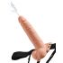 Squirting Hollow Strap-On Dildo 7.5 (Natural)