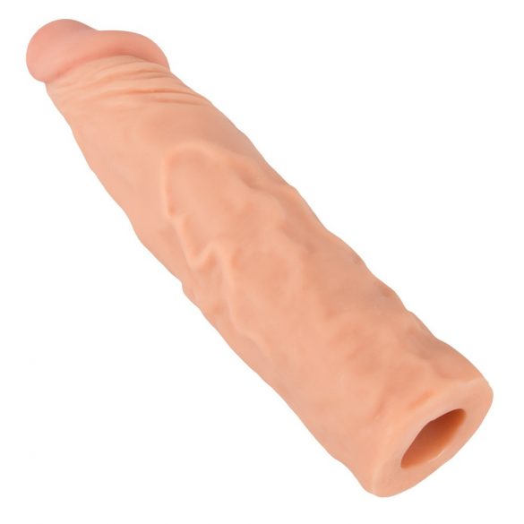 Nature Skin - predlžujúci, zhrubšujúci návlek na penis (19,5cm)