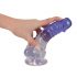 Crystal Clear - Clear Dildo with Suction Cup - 7.7 inch (Transparent-Purple)