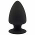 Dildo anal flexibil Silexd M - 11cm (negru)