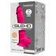 Silexd 7 - Dildo modulable à ventouse avec testicules - 17,5 cm (rose)