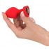 You2Toys Plug M - Black Gem, Heart-Shaped Anal Plug - Medium (Red)