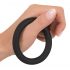 Anello Fallico in Silicone Black Velvet (nero) - 5cm