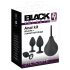 Black Velvet - anale dildo set (4-delig) - zwart