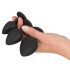 Set de dildo-uri anale Black Velvet (4 piese) - negru