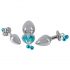 You2Toys - Butt Plug Set with Leash (Silver)