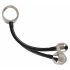 You2Toys Heavy Gear - analkula med ring (svart-silver)