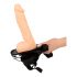 Erectie-Assistent - holle strap-on dildo (natuurlijk)