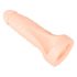 Realistixxx Double F - elutru dildo peeniserõngaga (naturaalne)