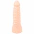 Realistixxx Double F - realistické dildo s krúžkom na penis (prírodné)