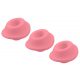 Womanizer Premium Eco - Replacement Suction Heads - Pink (3 Pack)