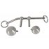 You2Toys Bondage Plugs - metalen pluggen (149g) - zilver