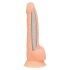 Naked Addiction 8 - realističan dildo s ljepljivim potplatom (20 cm)