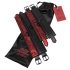 Fifty Shades of Grey - handcuff set (black-red)