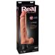 Reële Gevoel Deluxe No.12 - met ballen, realistische vibrator (natuur)