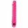 Classic Candy Twirl - spiral dildo vibrator (pink)