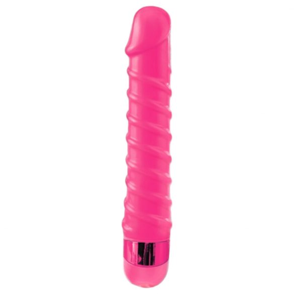 Vibratore Classix Candy Twirl in spirale (rosa)