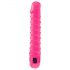 Classic Candy Twirl - spiral dildo vibrator (pink)