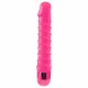 Classic Candy Twirl - spiral dildo vibrator (pink)