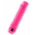 Classic Candy Twirl - spiral dildo vibrator (pink)