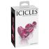 Icicles No. 75 - Heart Glass Anal Dildo (Pink)