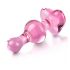 Icicles No. 75 - Heart Glass Anal Dildo (Pink)