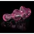 Dildo Anale in Vetro Icicles No. 75 con Cuore - Rosa