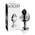 Icicles No. 25 - Tapered Glass Anal Dildo (Clear)